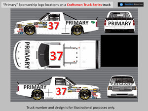 "Default" Primary Sponsorship on a NASCAR Craftsman Truck Series team