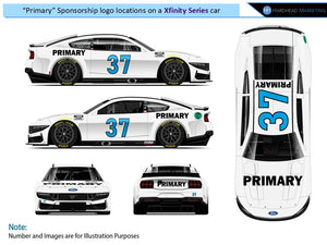 "Default"- Primary Sponsor of NASCAR Xfinity Sereis Team,